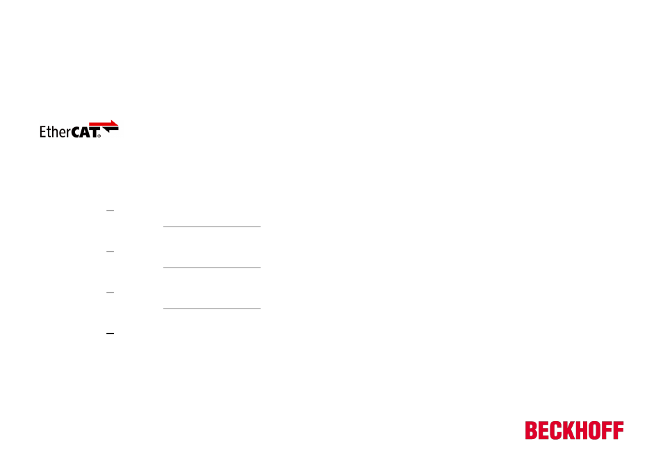 BECKHOFF EtherCAT IPCore Section III User Manual | 16 pages