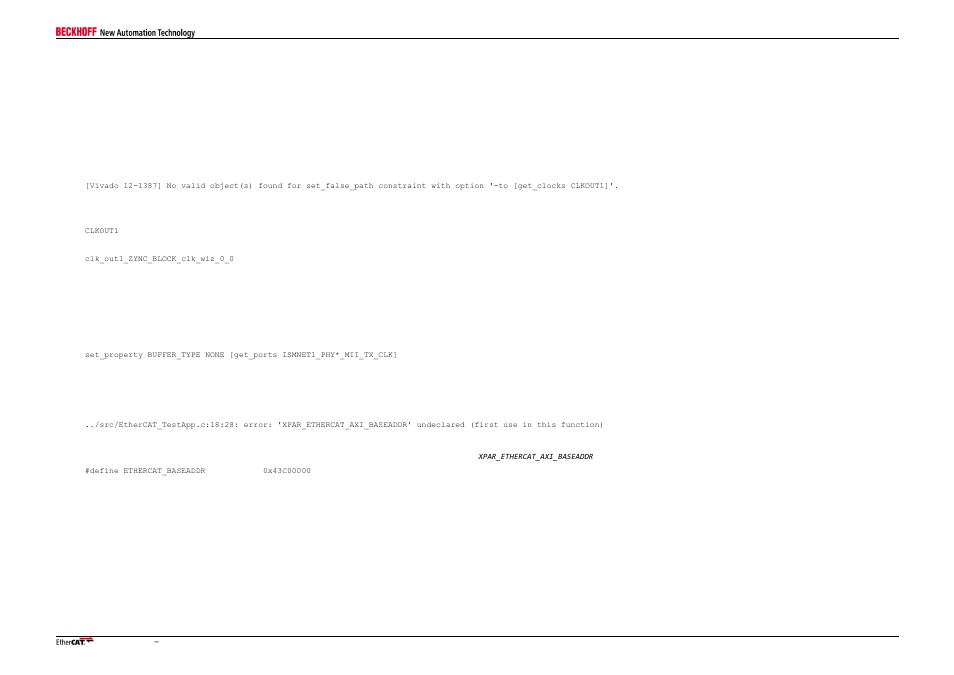 2 vivado 2015, Vivado 2015 | BECKHOFF EtherCAT IPCore Section III User Manual | Page 12 / 16