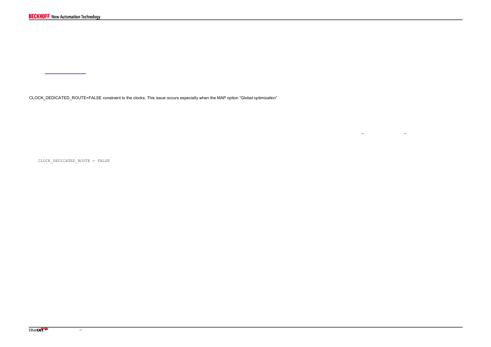 5 ise/edk/planahead 14.7, 1 ise: crash in libsecurity_fnp.dll, 2 ise/edk/planahead: additional bufg inserted | Ise/edk/planahead 14.7, Ise: crash in libsecurity_fnp.dll, Ise/edk/planahead: additional bufg inserted | BECKHOFF EtherCAT IPCore Section III User Manual | Page 15 / 16