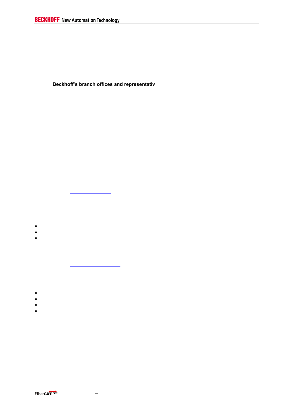 15 appendix, 1 support and service, 1 beckhoff’s branch offices and representatives | 2 beckhoff headquarters, Appendix, Support and service, Beckhoff’s branch offices and representatives, Beckhoff headquarters | BECKHOFF EtherCAT IP Core for Altera FPGAs v3.0.10 User Manual | Page 141 / 141