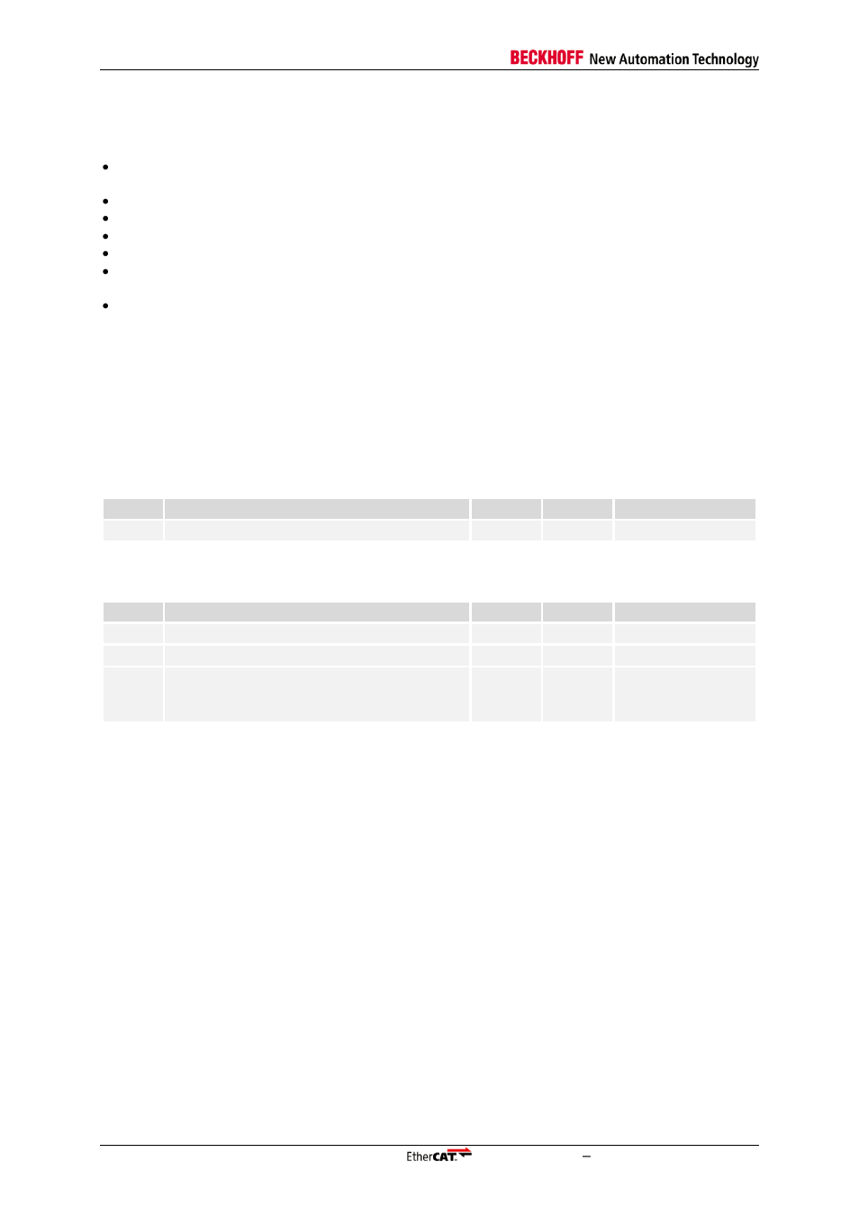 1 major differences between v2.4.x and v3.0.x, 2 reading ip core version from device, Major differences between v2.4.x and v3.0.x | Reading ip core version from device, Table 5: register revision (0x0001), Table 6: register build (0x0002:0x0003) | BECKHOFF EtherCAT IP Core for Altera FPGAs v3.0.10 User Manual | Page 24 / 141