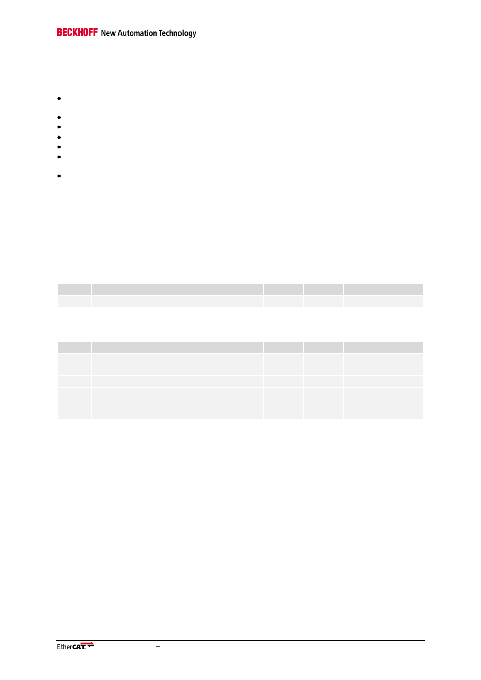 1 major differences between v2.04x and v3.00x, 2 reading ip core version from device, Major differences between v2.04x and v3.00x | Reading ip core version from device, Table 5: register revision (0x0001), Table 6: register build (0x0002:0x0003) | BECKHOFF EtherCAT IP Core for Xilinx FPGAs v3.00k User Manual | Page 21 / 144