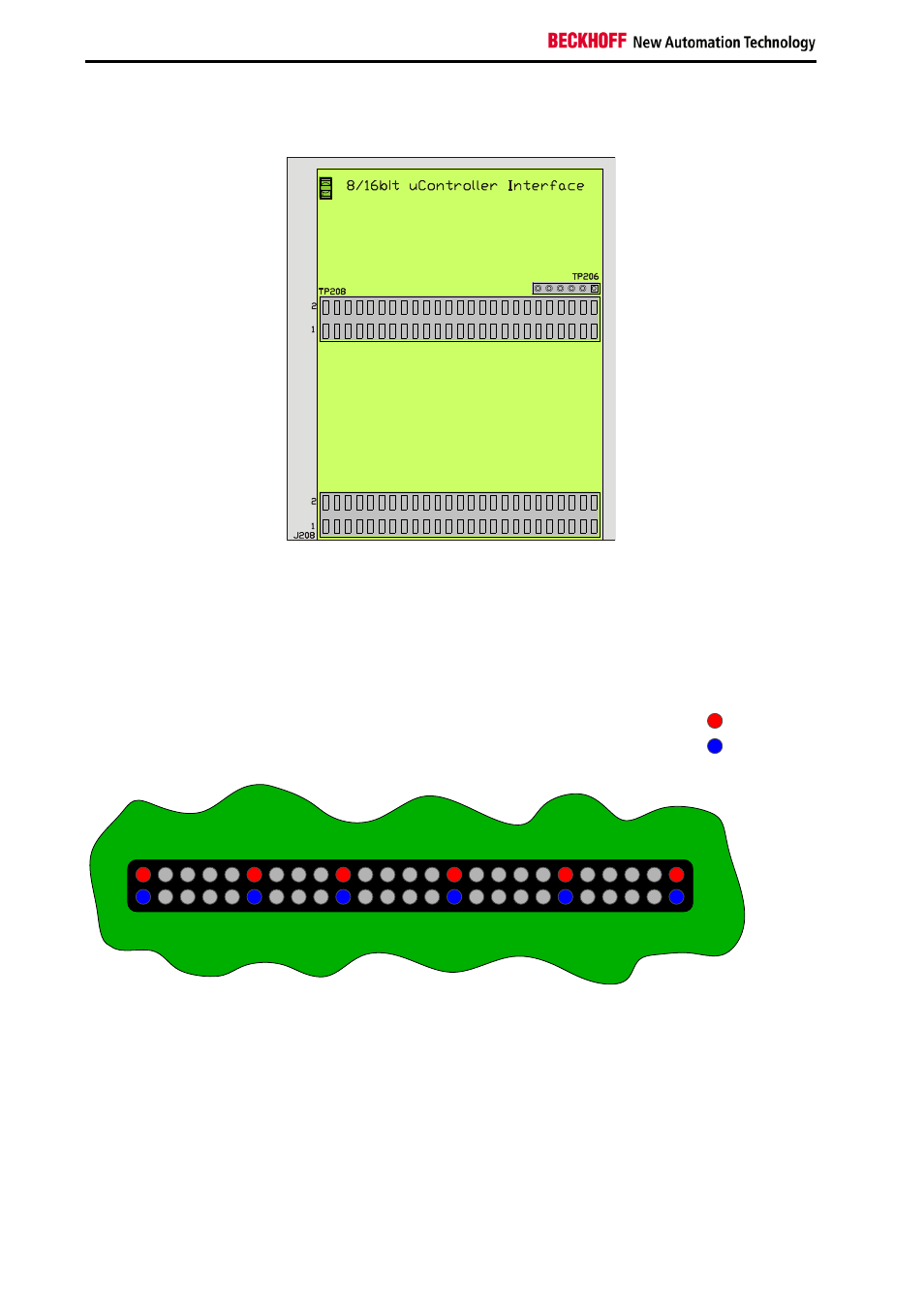 8/16 bit µc-pdi-interface, Figure 9 µ-controller pdi-interface, 4 8/16 bit µc-pdi-interface | BECKHOFF EL9800 Basisplatine User Manual | Page 16 / 33