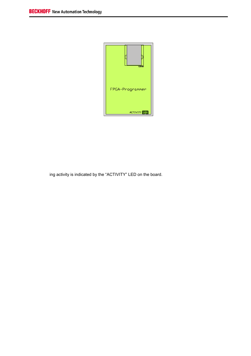 Fpga-programmer, Figure 15 fpga programming interface, 9 fpga-programmer | BECKHOFF EL9800 Basisplatine User Manual | Page 25 / 33