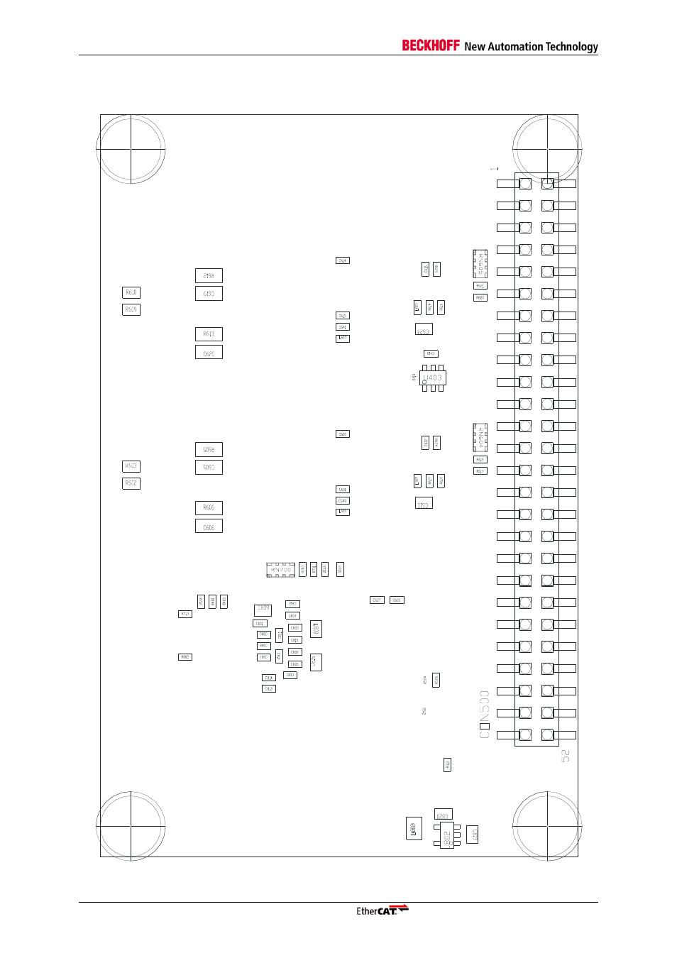 Bottom side of fb1111-0140 | BECKHOFF FB1111-014x User Manual | Page 22 / 31