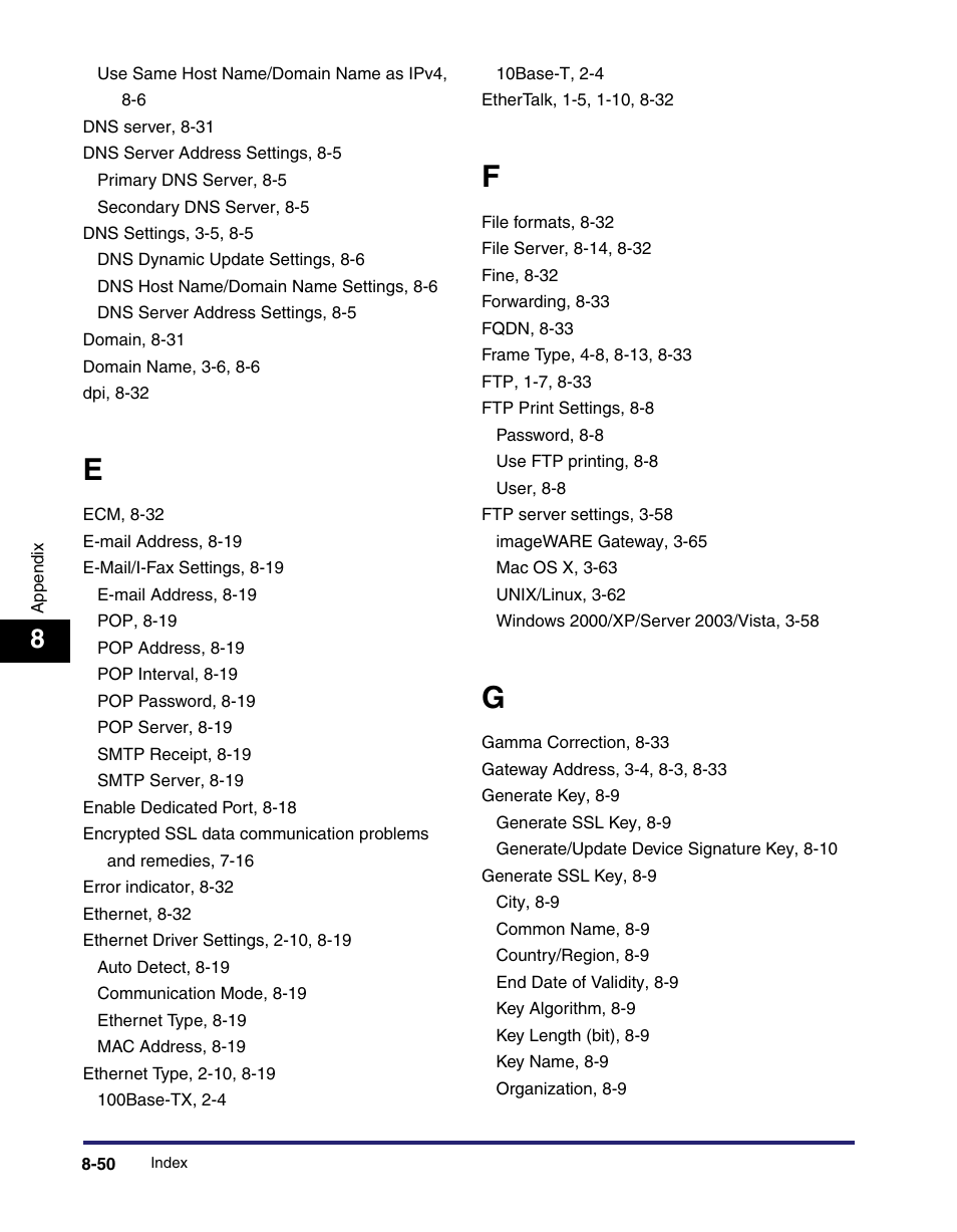 Canon IMAGE RUNNER 5065 User Manual | Page 230 / 240