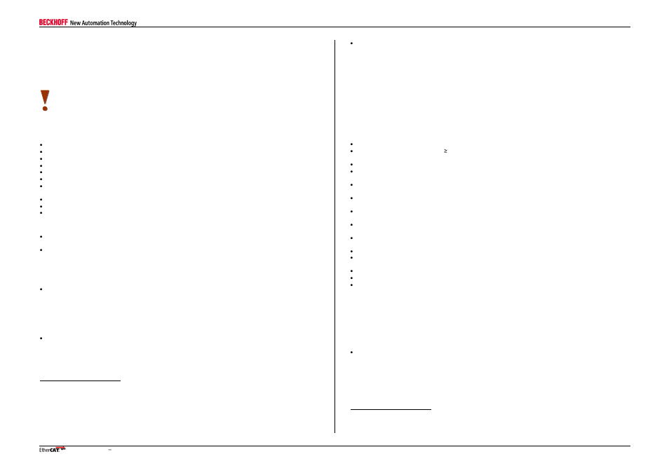 2 ethernet phy requirements, Ethernet phy requirements | BECKHOFF PHY User Manual | Page 5 / 12