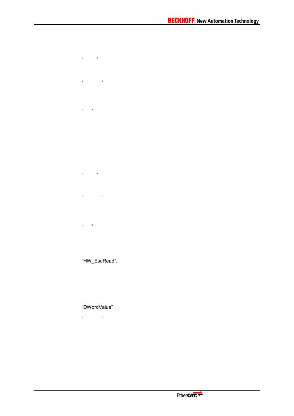 2 read access, Read access | BECKHOFF ET9300 User Manual | Page 22 / 97