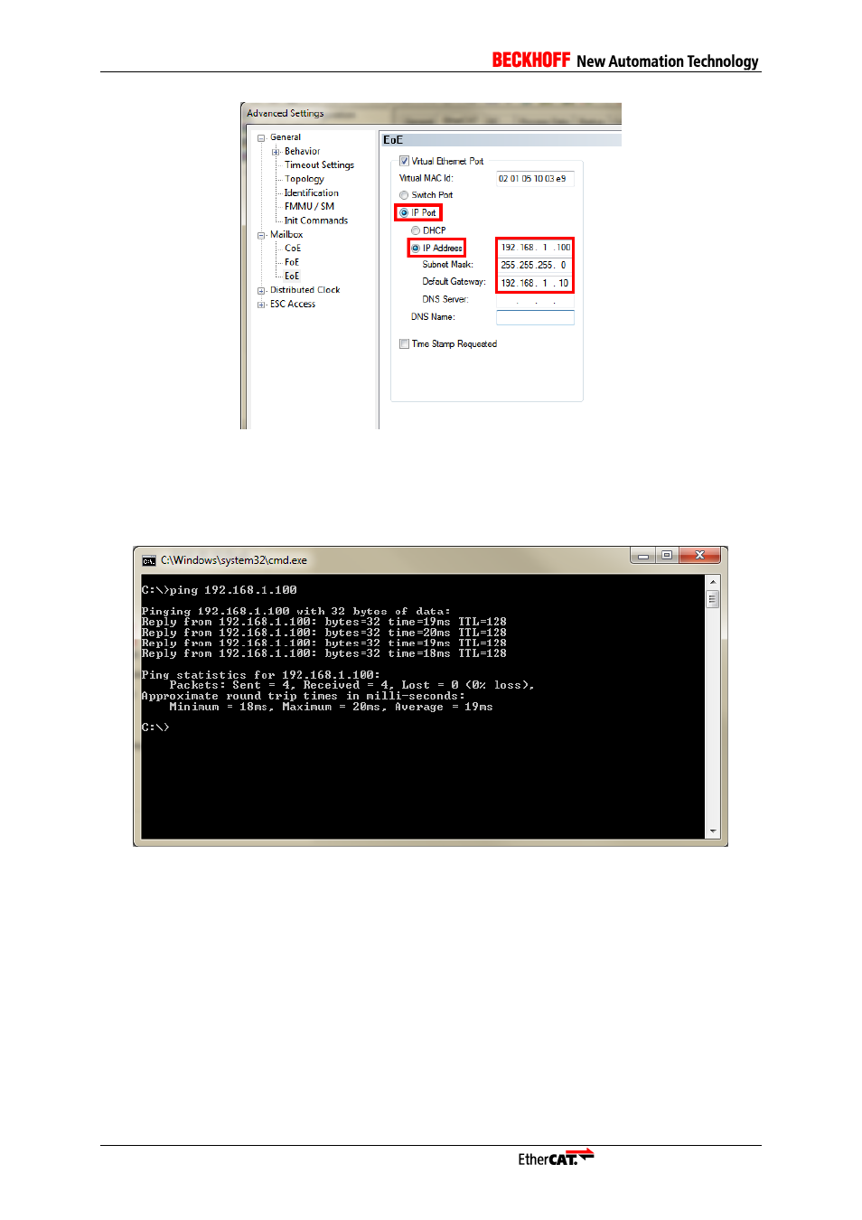 2 eoe example 2 | BECKHOFF ET9300 User Manual | Page 54 / 97