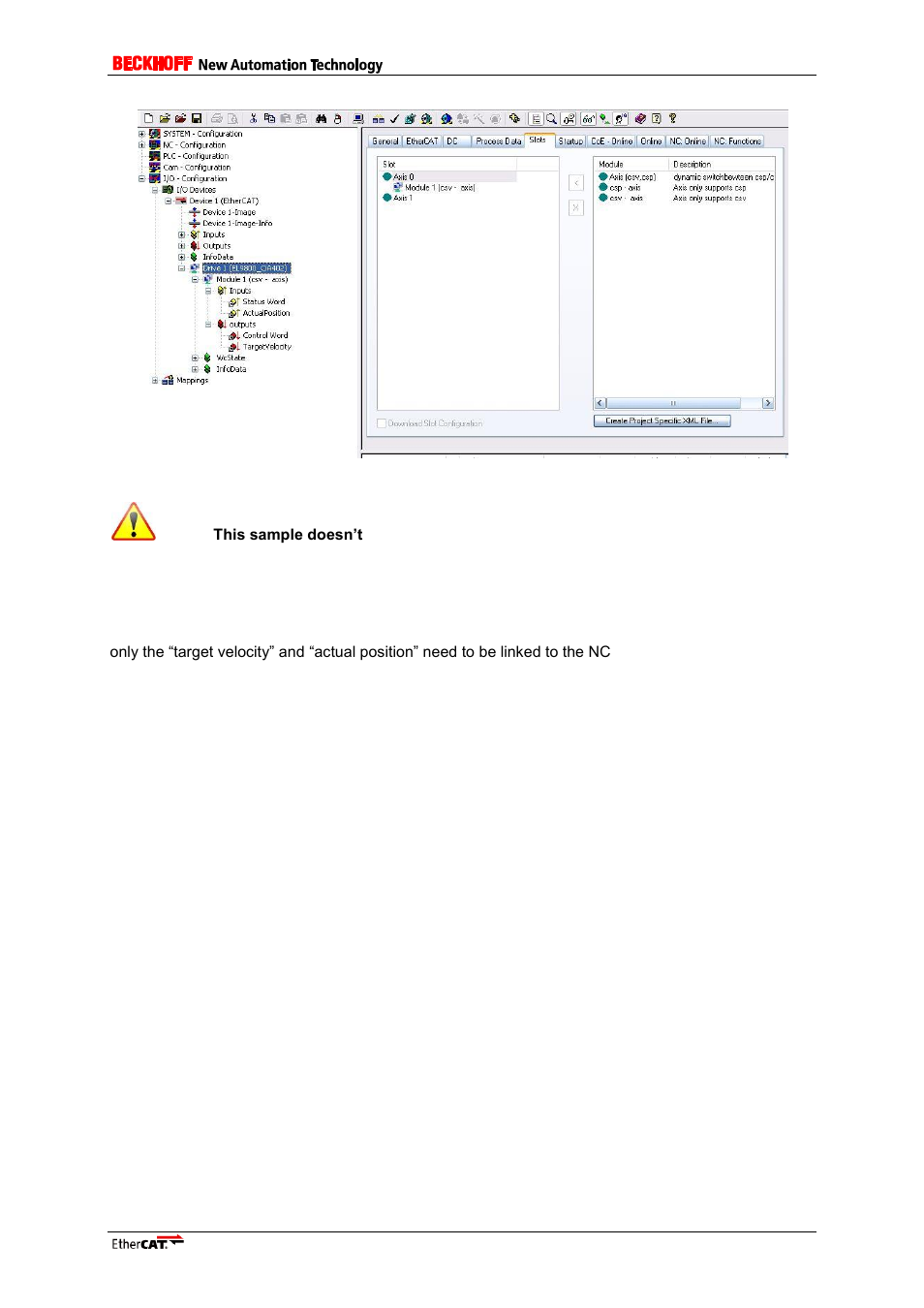 4 twincat setup, Twincat setup, Figure 24) | BECKHOFF ET9300 User Manual | Page 67 / 97
