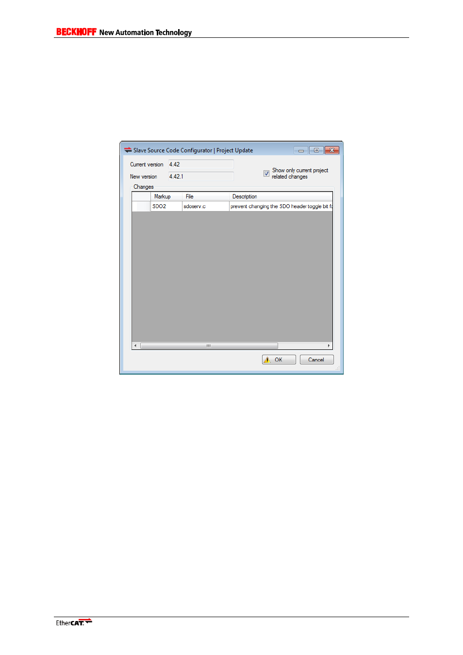 5 project update, 6 import configurations, Project update | Import configurations | BECKHOFF ET9300 User Manual | Page 87 / 97