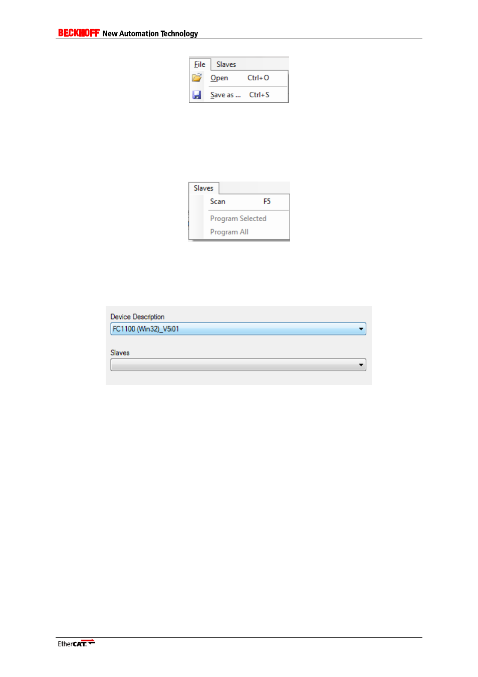 Enu (figure 56: eeprom programmer | file) | BECKHOFF ET9300 User Manual | Page 95 / 97
