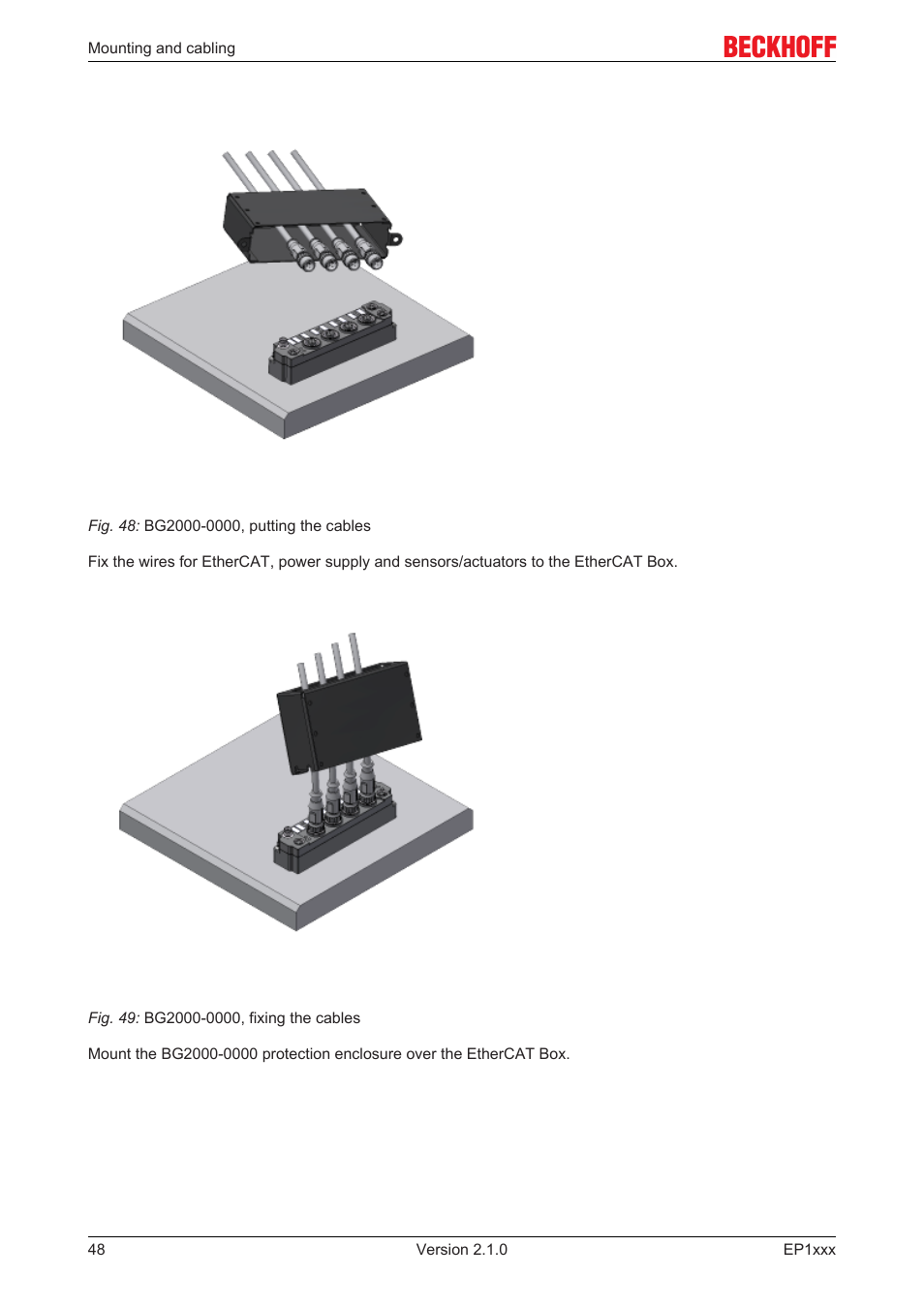 BECKHOFF EP1xxx User Manual | Page 48 / 69