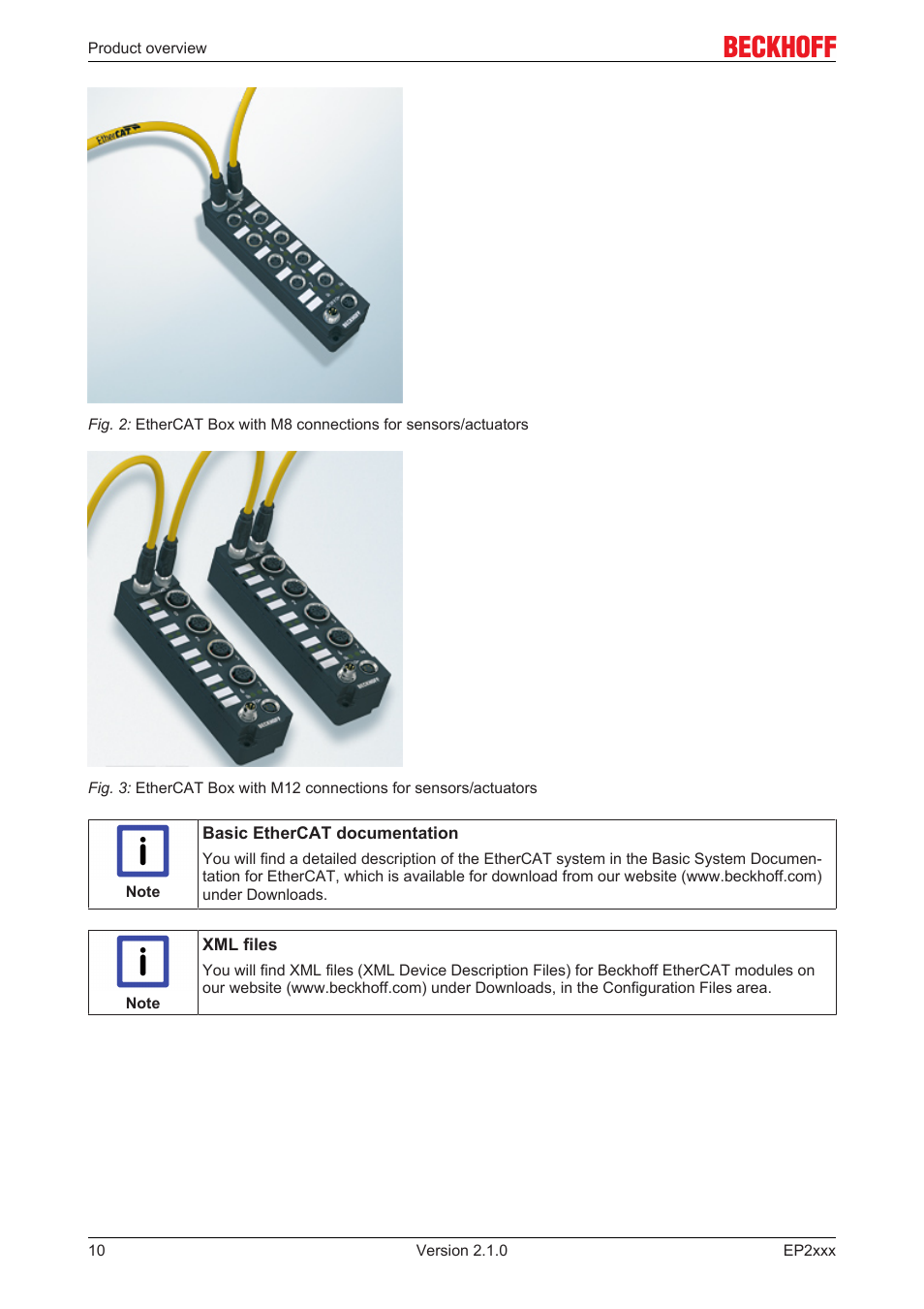 BECKHOFF EP2xxx User Manual | Page 10 / 197