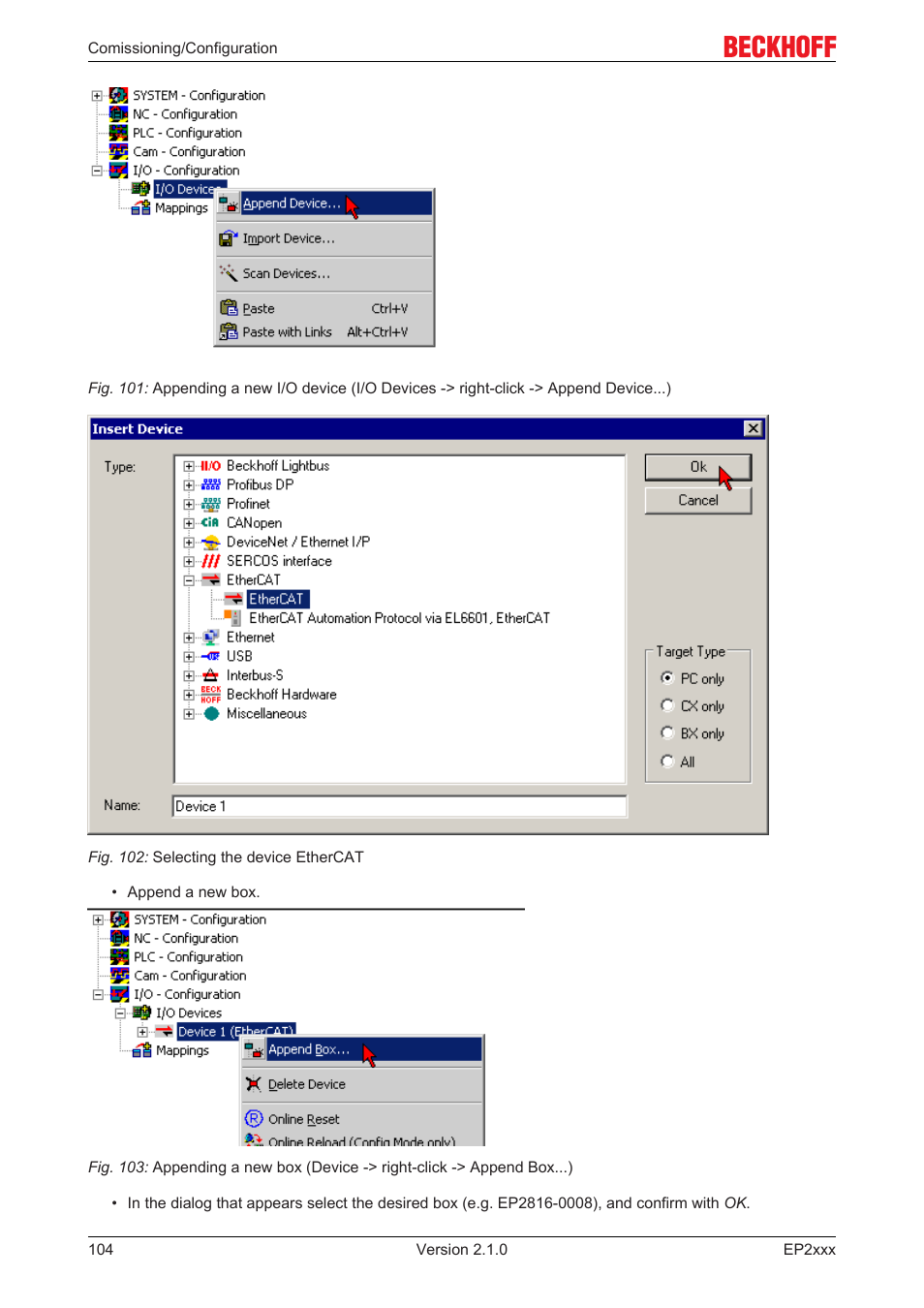 BECKHOFF EP2xxx User Manual | Page 104 / 197