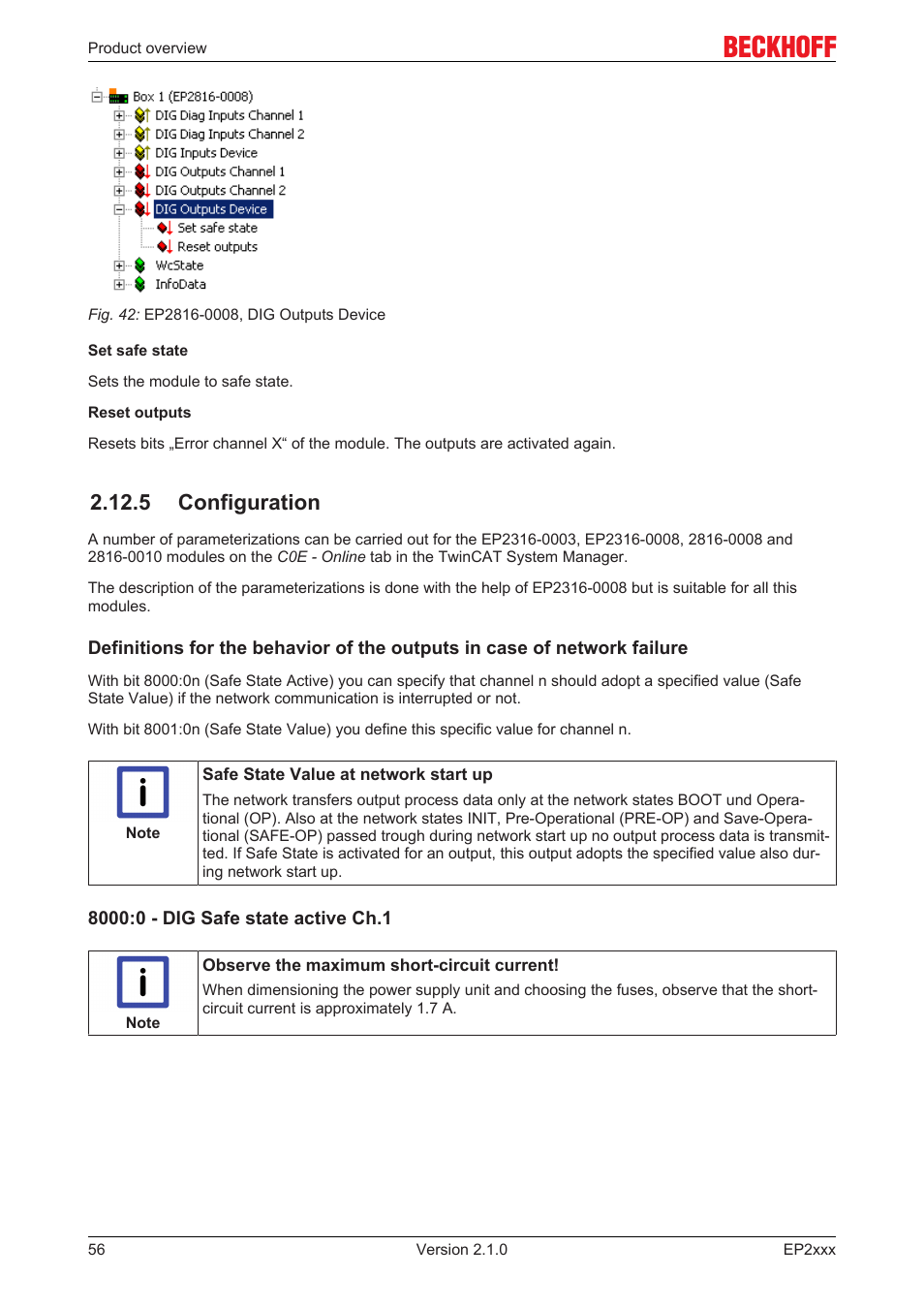 5 configuration | BECKHOFF EP2xxx User Manual | Page 56 / 197