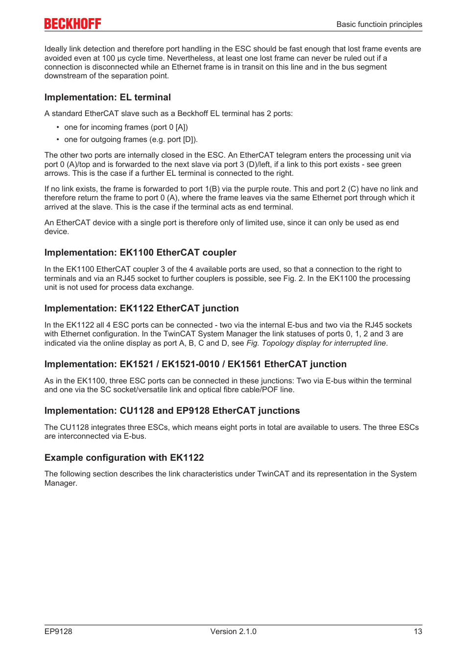 BECKHOFF EP9128 User Manual | Page 13 / 46