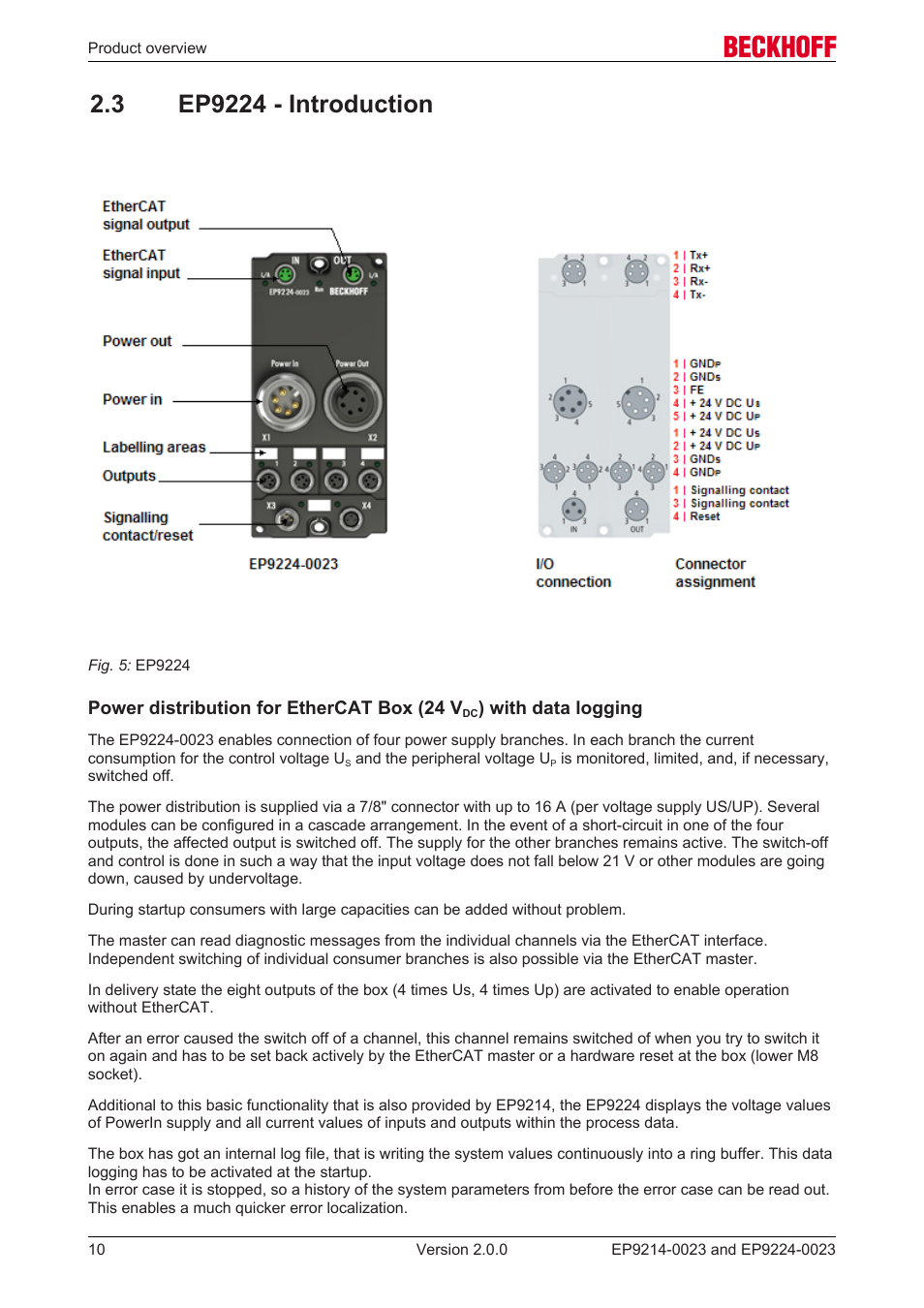 3 ep9224 - introduction | BECKHOFF EP9214-0023 User Manual | Page 10 / 109