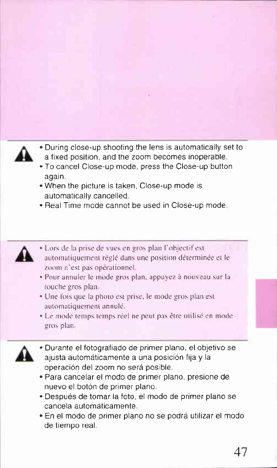Canon Z85 User Manual | Page 47 / 80