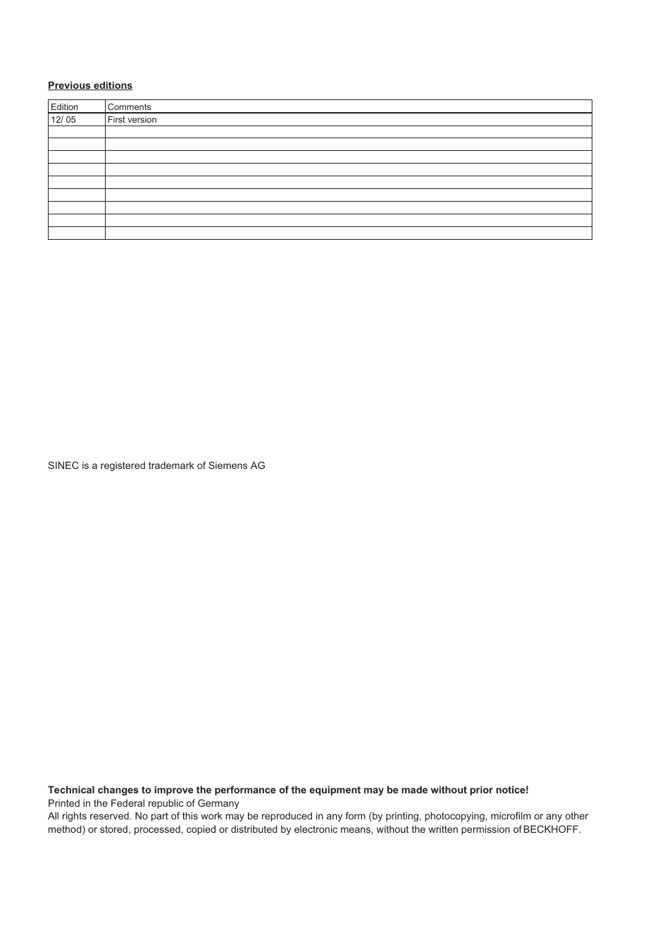 BECKHOFF AX2000 PROFIBUS DP communication profile User Manual | Page 2 / 51