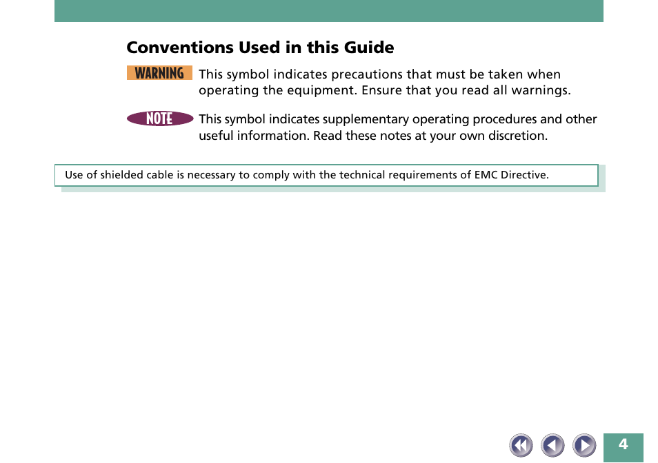 Conventions used in this guide | Canon FB330P/FB630P User Manual | Page 4 / 82