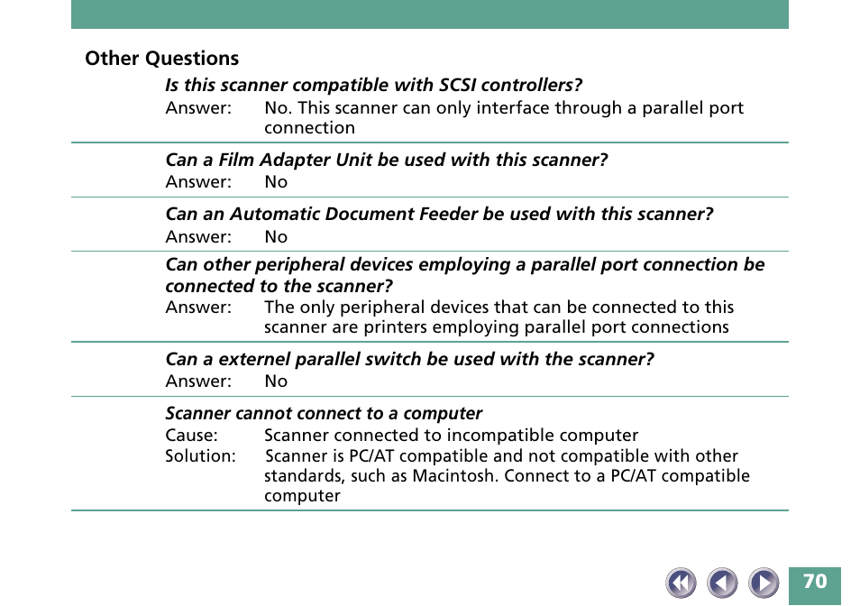 Other questions | Canon FB330P/FB630P User Manual | Page 70 / 82