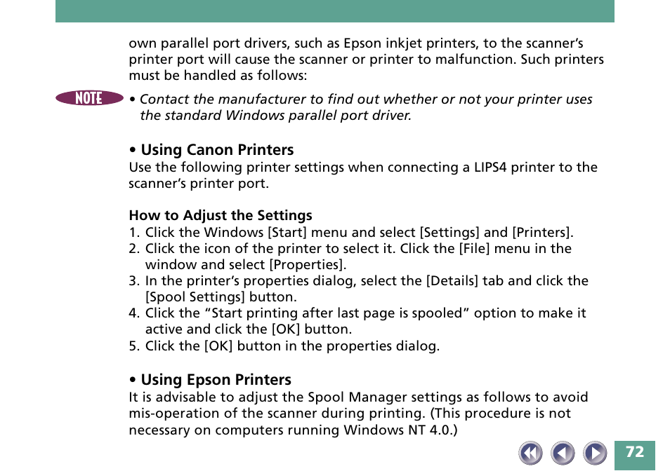 Canon FB330P/FB630P User Manual | Page 72 / 82