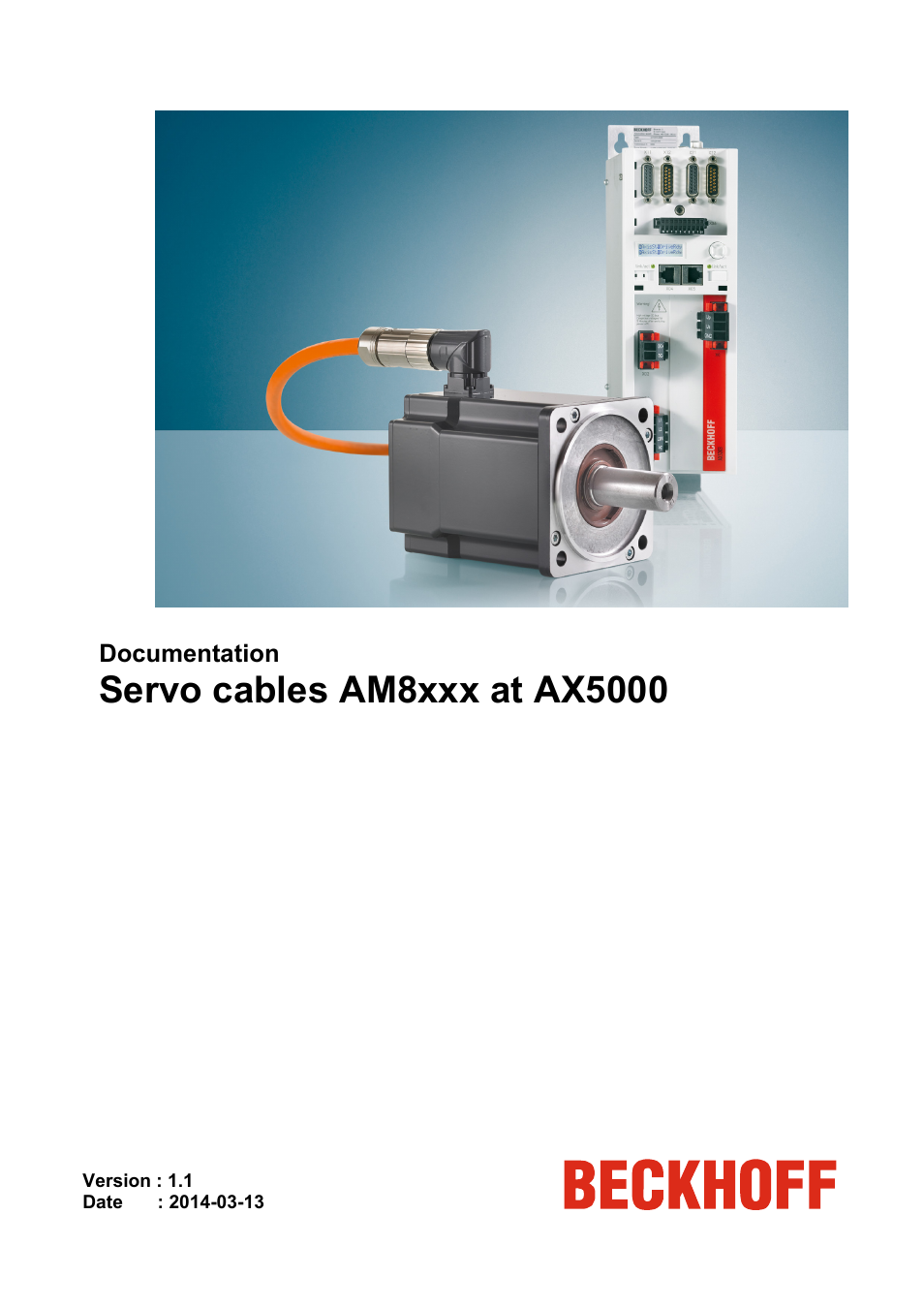 BECKHOFF AM8000 User Manual | 18 pages
