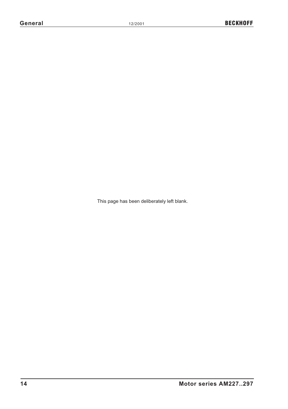 BECKHOFF AM2000 User Manual | Page 14 / 34