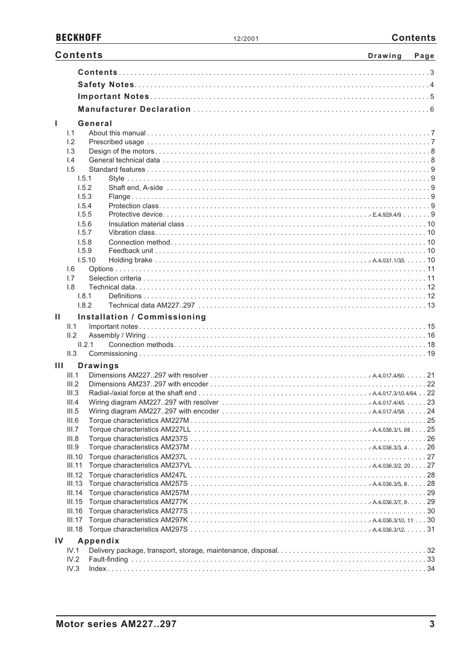 BECKHOFF AM2000 User Manual | Page 3 / 34