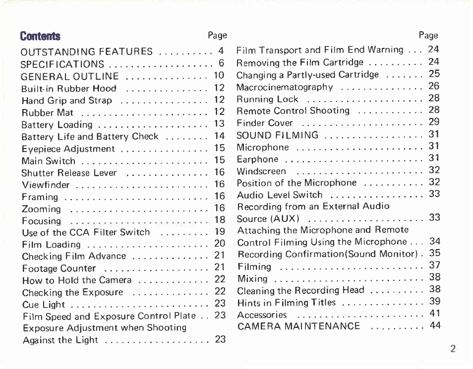 Canon | Canon 312 XL-S User Manual | Page 2 / 85
