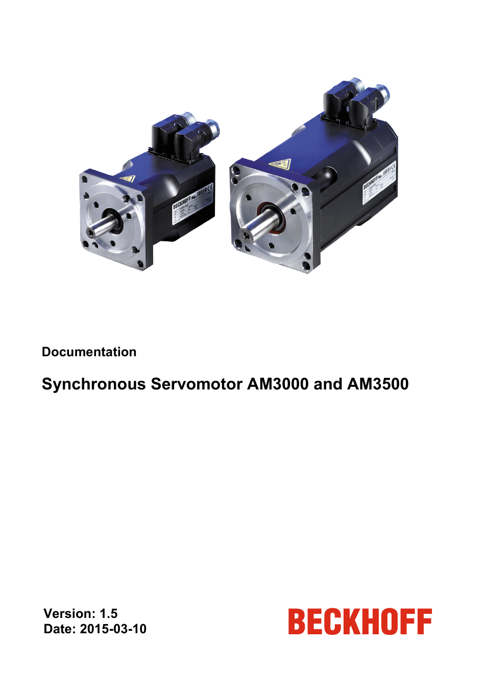 BECKHOFF AM3000 User Manual | 65 pages