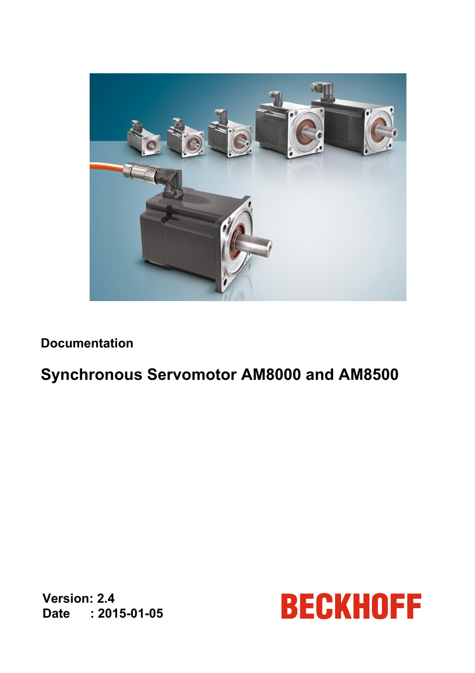 BECKHOFF AM8000 User Manual | 54 pages