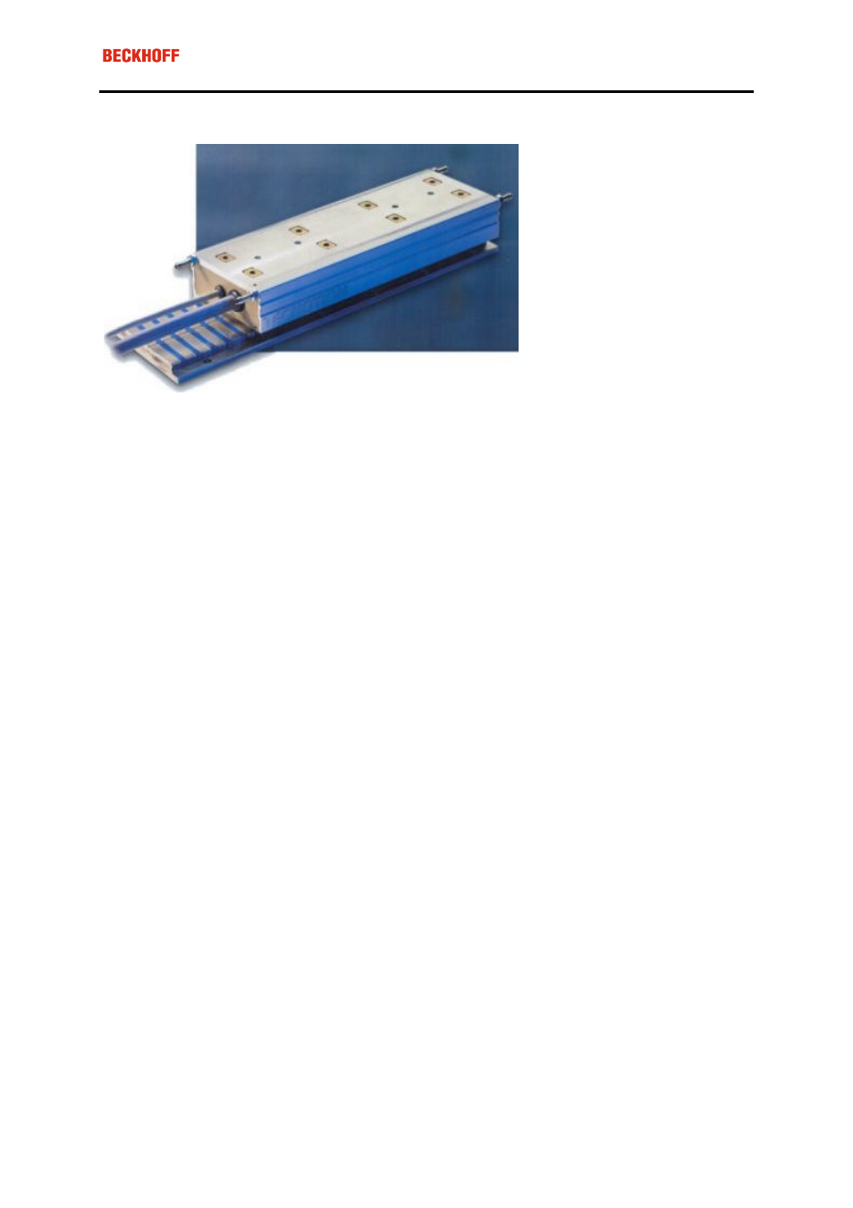 The series al2000 linear motor | BECKHOFF AL2000 User Manual | Page 14 / 14