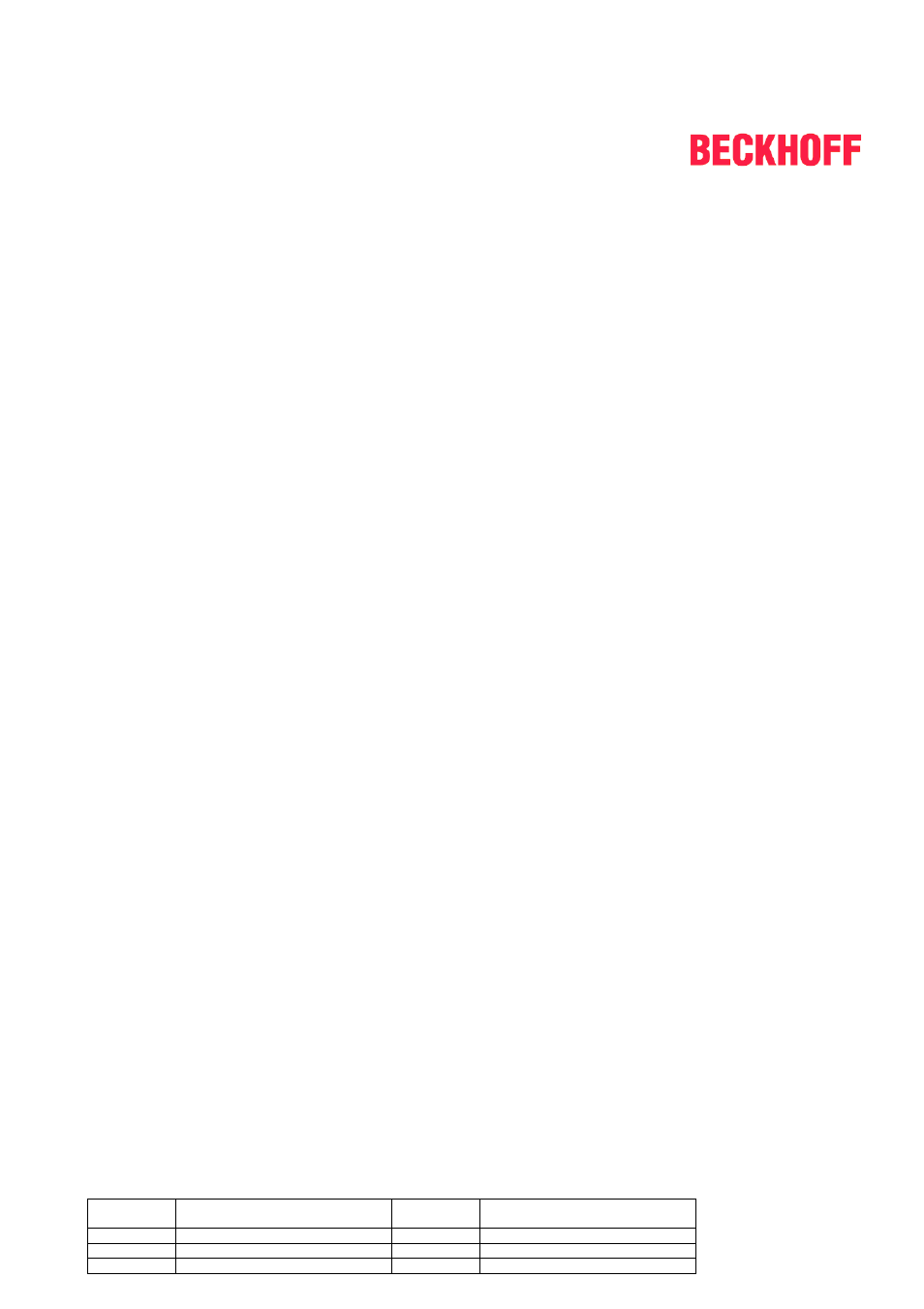 BECKHOFF AL2200 - MES-Feedback User Manual | 5 pages