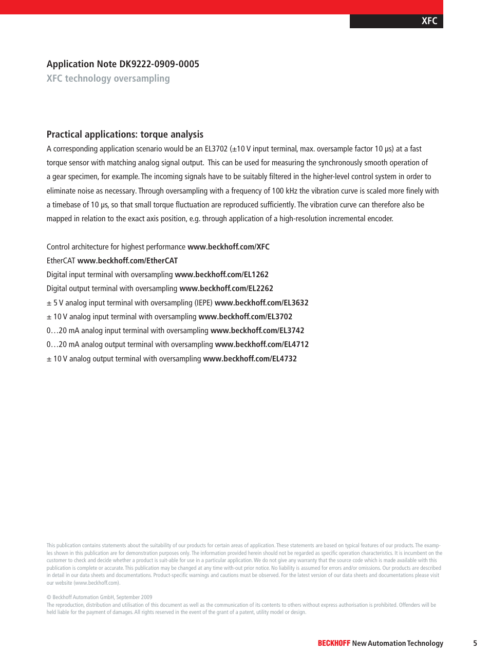 BECKHOFF DK9222-0909-0005 User Manual | Page 5 / 5