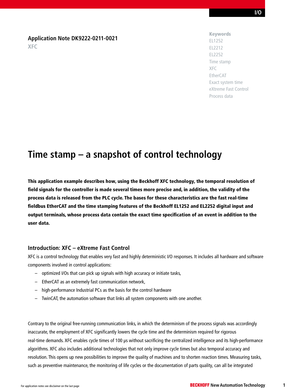 BECKHOFF DK9222-0211-0021 User Manual | 6 pages
