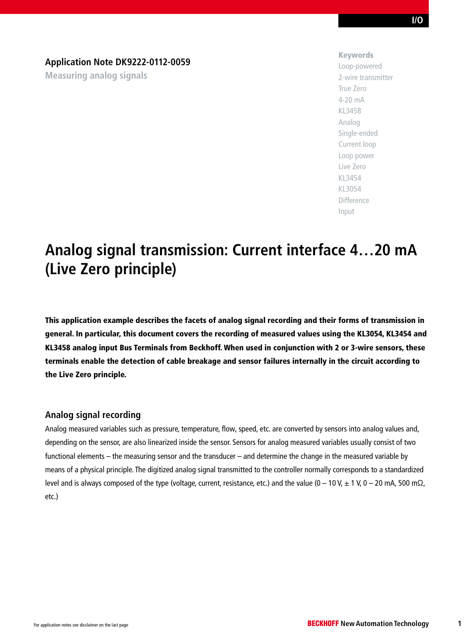 BECKHOFF DK9222-0112-0059 User Manual | 8 pages