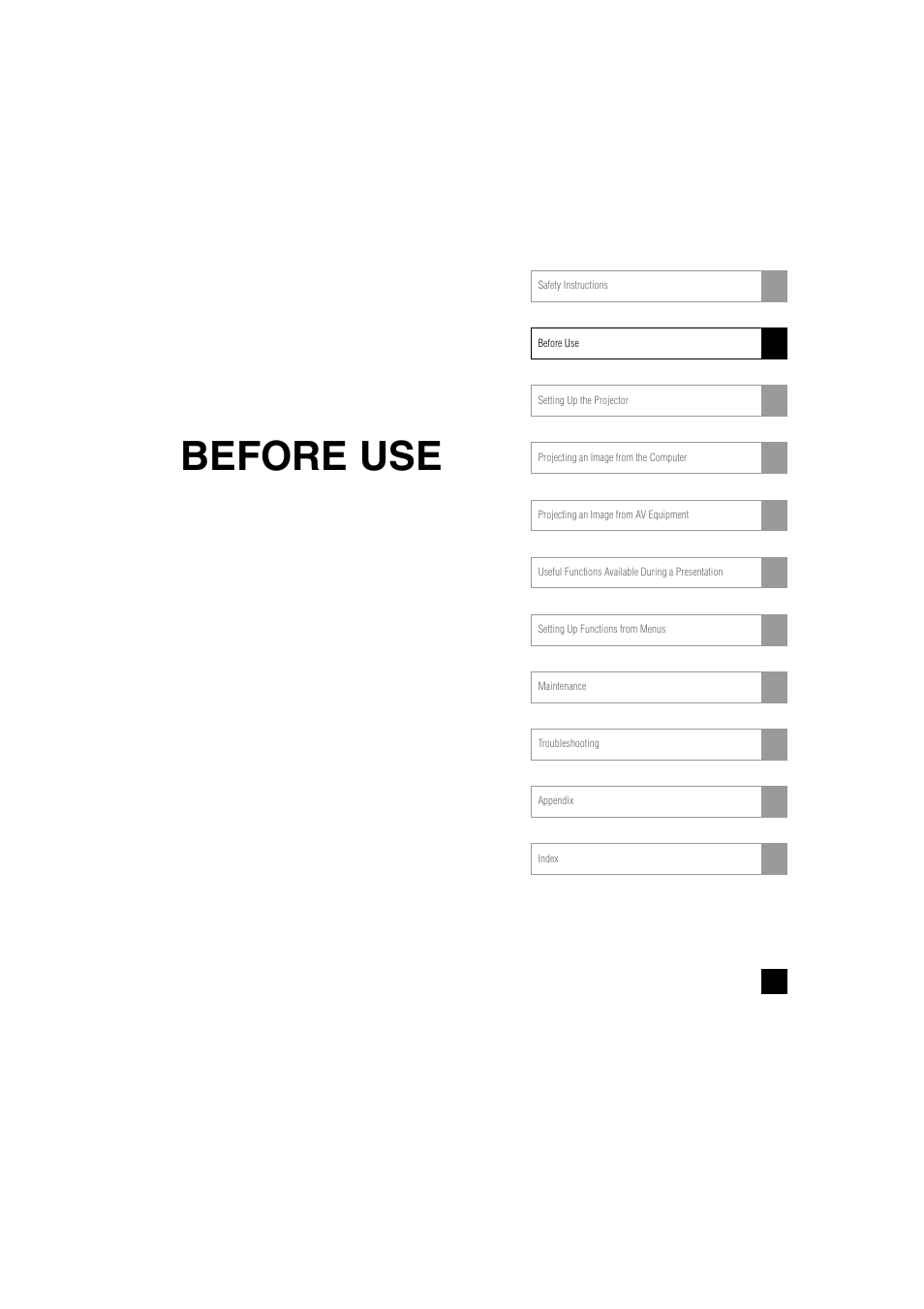 Before use | Canon SX6 User Manual | Page 17 / 133