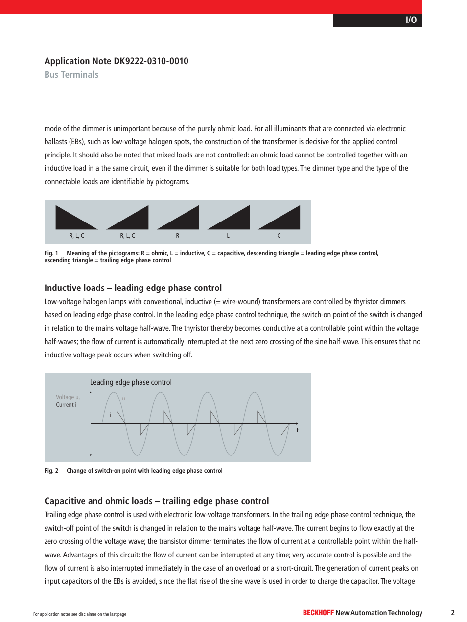 Inductive loads – leading edge phase control | BECKHOFF DK9222-0310-0010 User Manual | Page 2 / 5