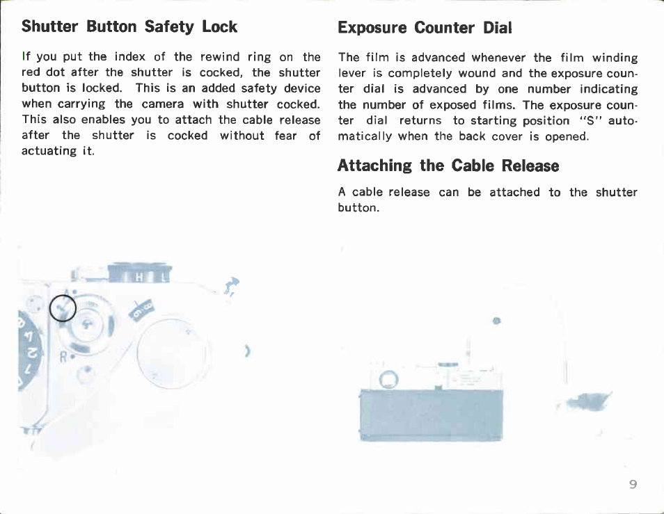 Cleaning of the camera, Cleaning of the lens | Canon Model 7S User Manual | Page 11 / 86