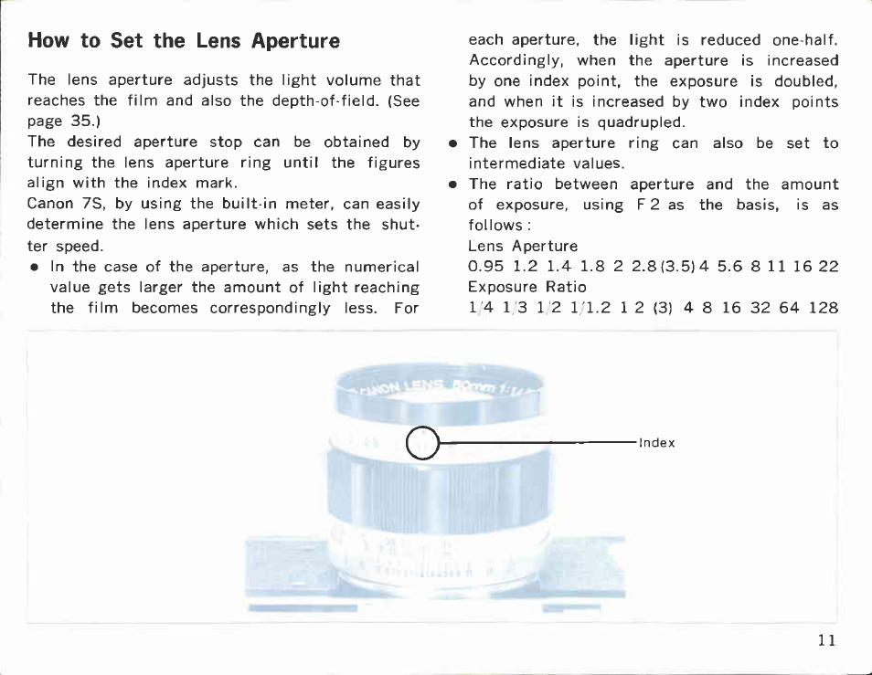 Mercury battery loading | Canon Model 7S User Manual | Page 13 / 86