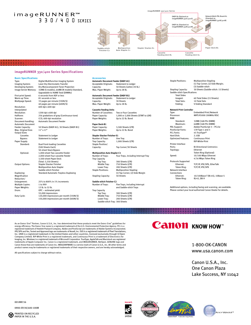 Canon 330 User Manual | Page 8 / 8