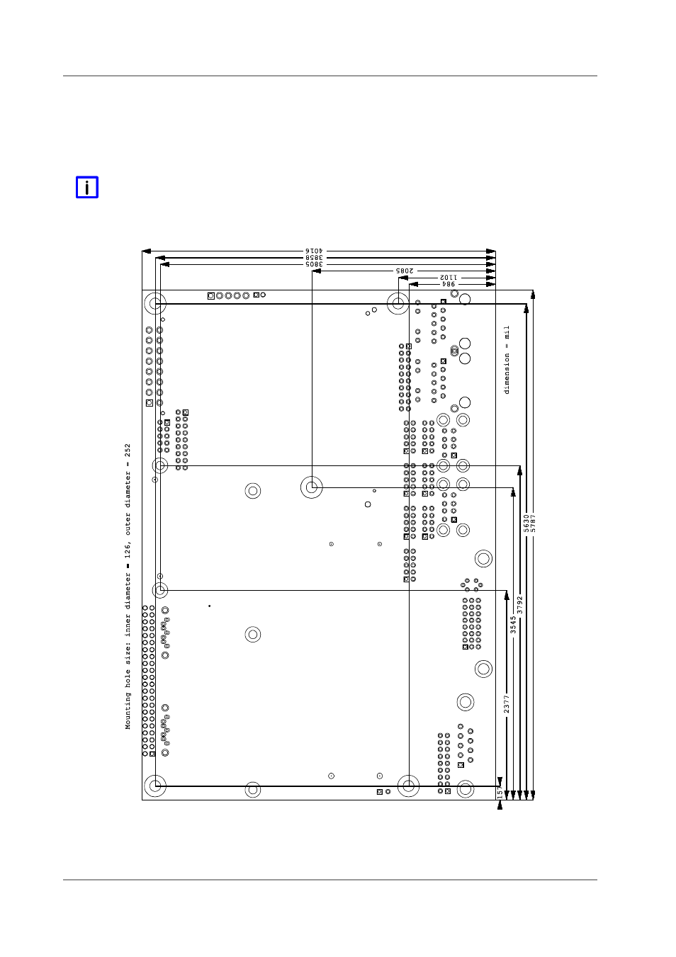 6 mechanical drawing, 1 pcb: mounting holes | BECKHOFF CB3052 User Manual | Page 68 / 78