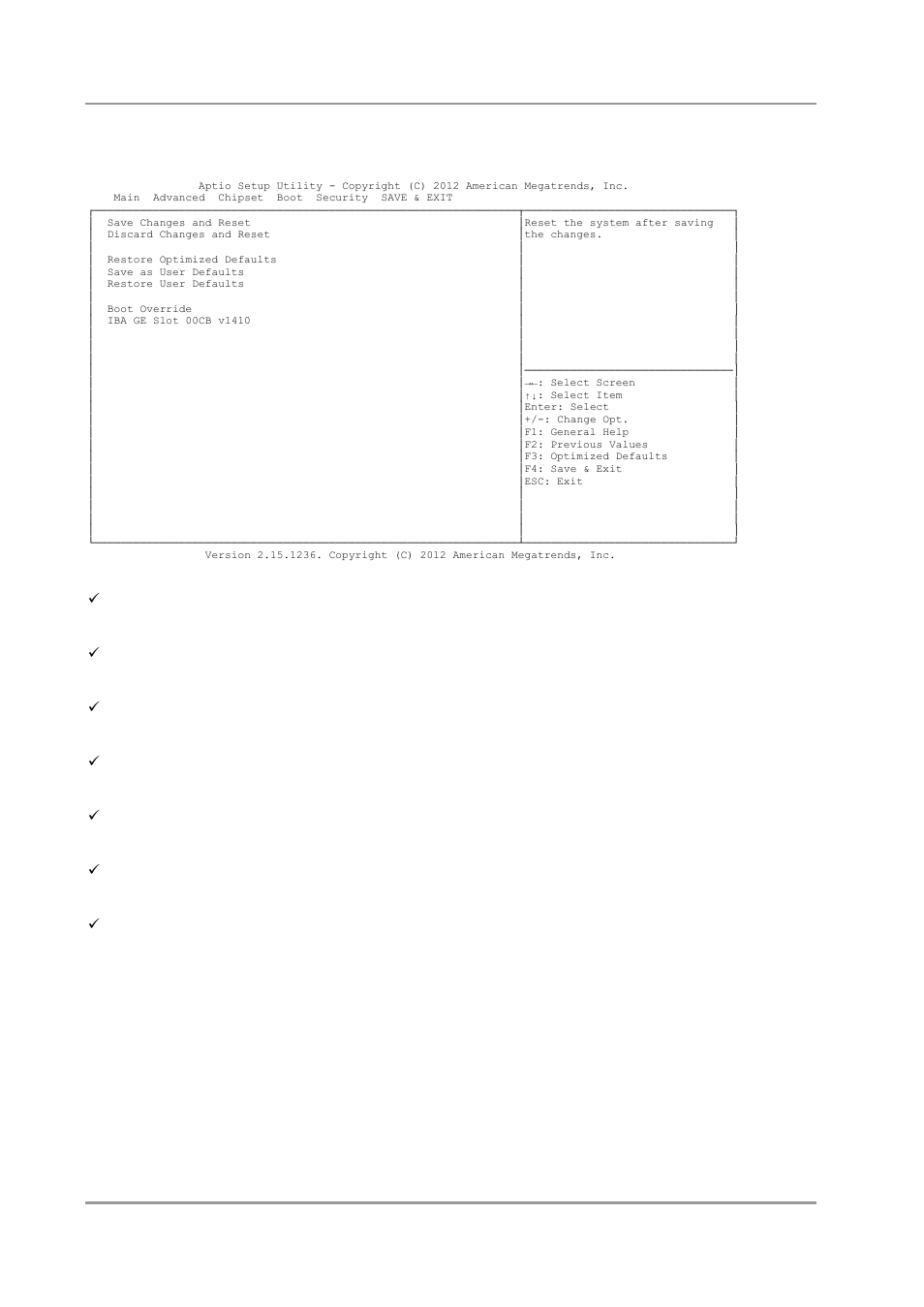 7 save & exit | BECKHOFF CB3060 User Manual | Page 101 / 113