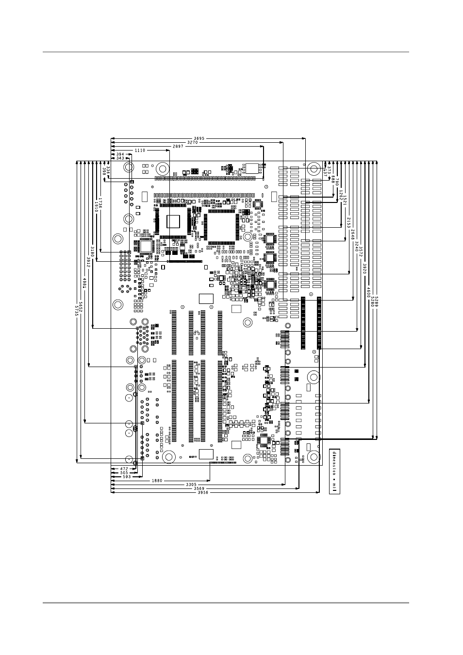1 pcb: pin 1 dimensions - top | BECKHOFF CB3060 User Manual | Page 104 / 113
