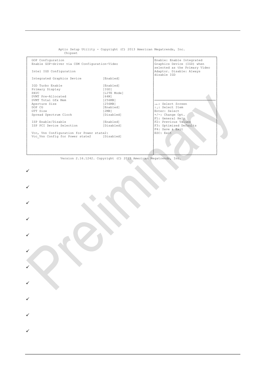 Intel igd configuration | BECKHOFF CB3063 User Manual | Page 70 / 93