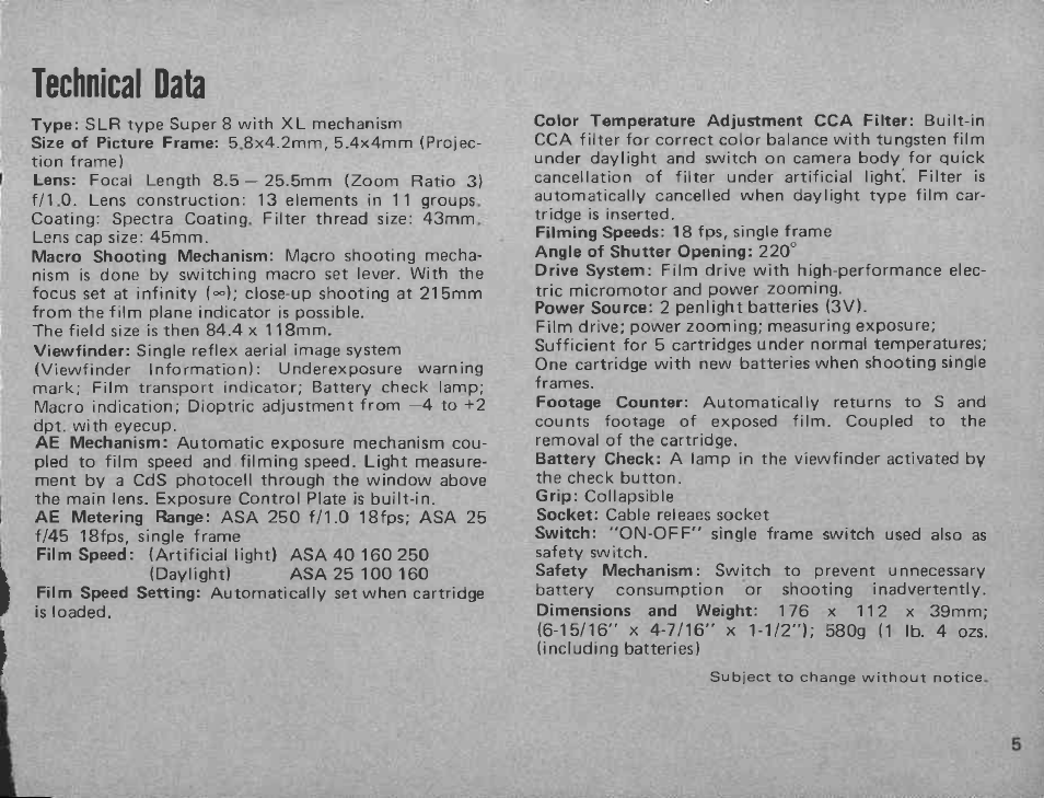 Canon 310 XL User Manual | Page 5 / 43