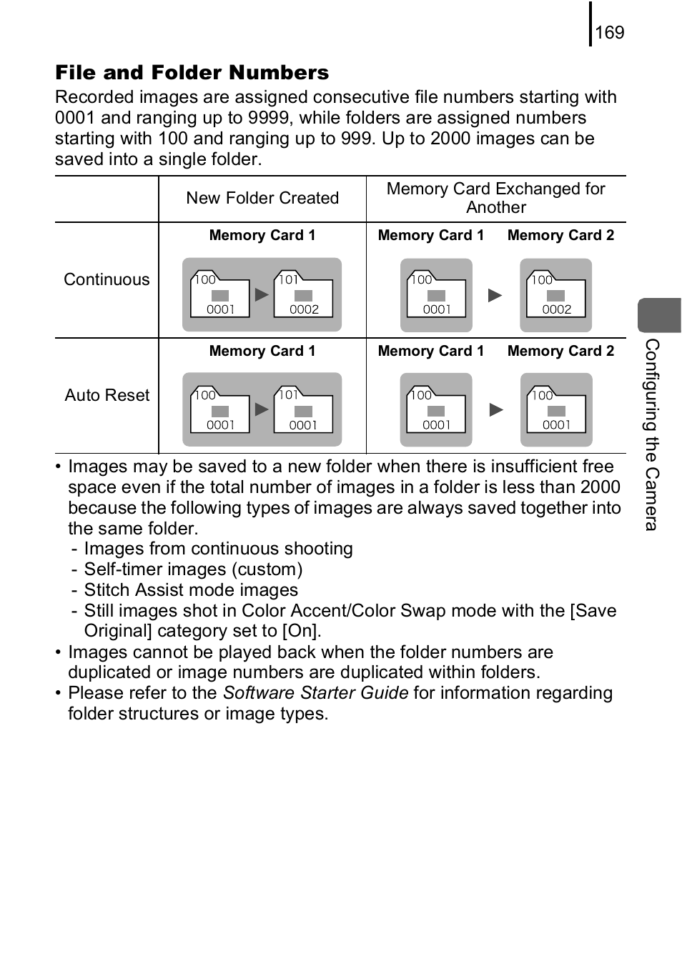 File and folder numbers | Canon IXUS 85 IS User Manual | Page 171 / 224