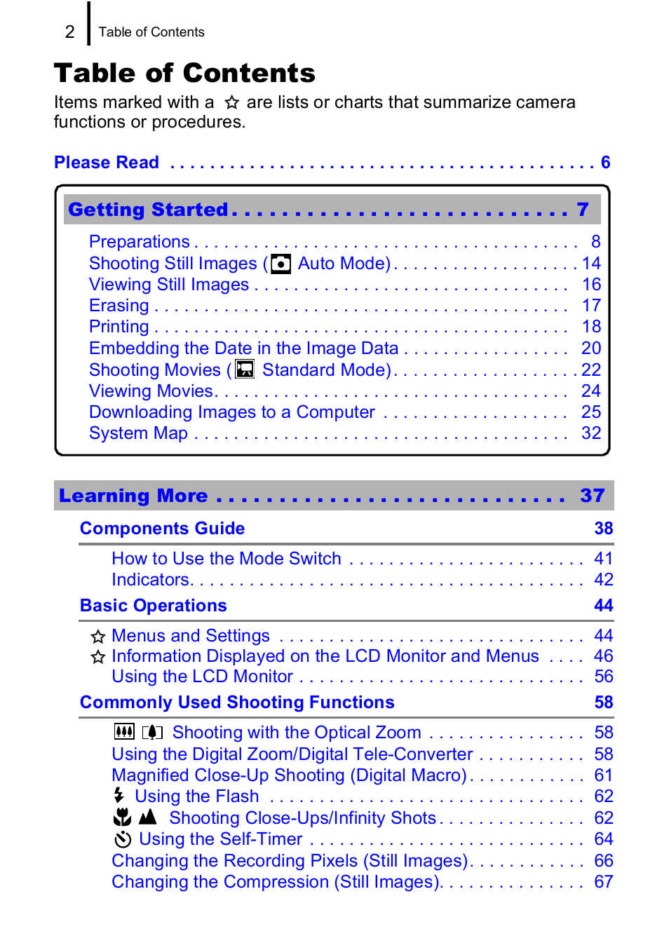Canon IXUS 85 IS User Manual | Page 4 / 224